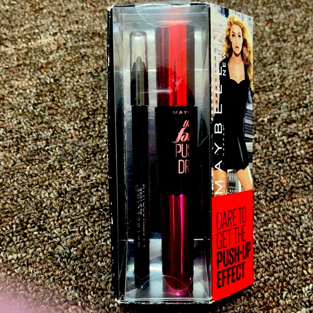 Maybelline Mascara and eyeliner package